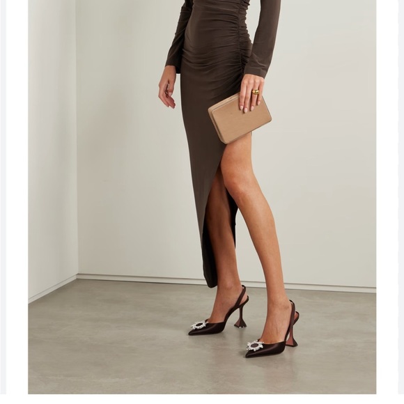 Norma Kamali Brown Asymmetrical Dress - Picture 8 of 13